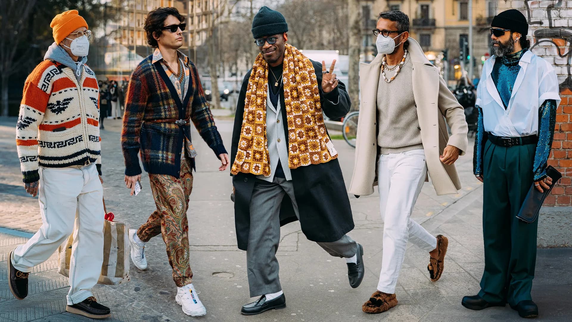 Group of people with different styles